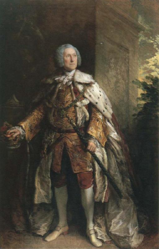 Thomas Gainsborough john campbell ,4th duke of argyll Spain oil painting art